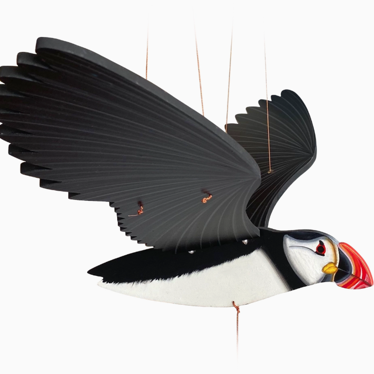 Puffin Flying Bird Mobile