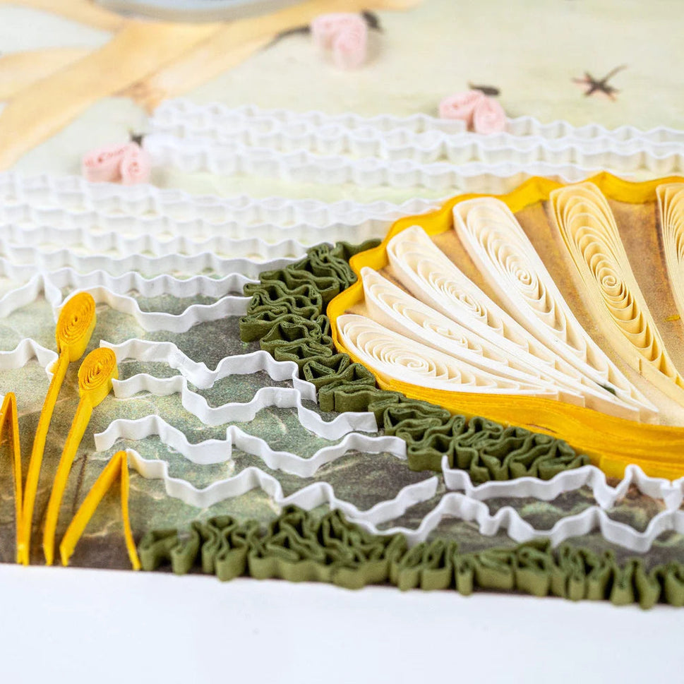 Quilled Artist Series Card - The Birth of Venus, Botticelli