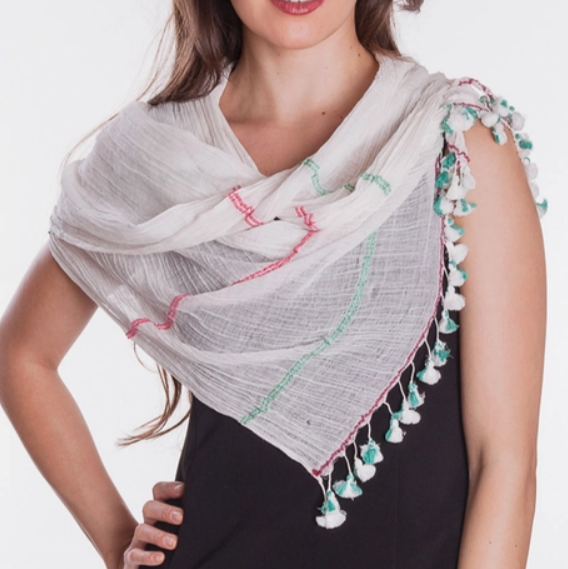 Radhika Tassels Scarf