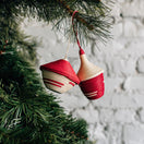 Switch Miniature Basket Ornament tall Red 3.5&quot;x2&quot; 2 image