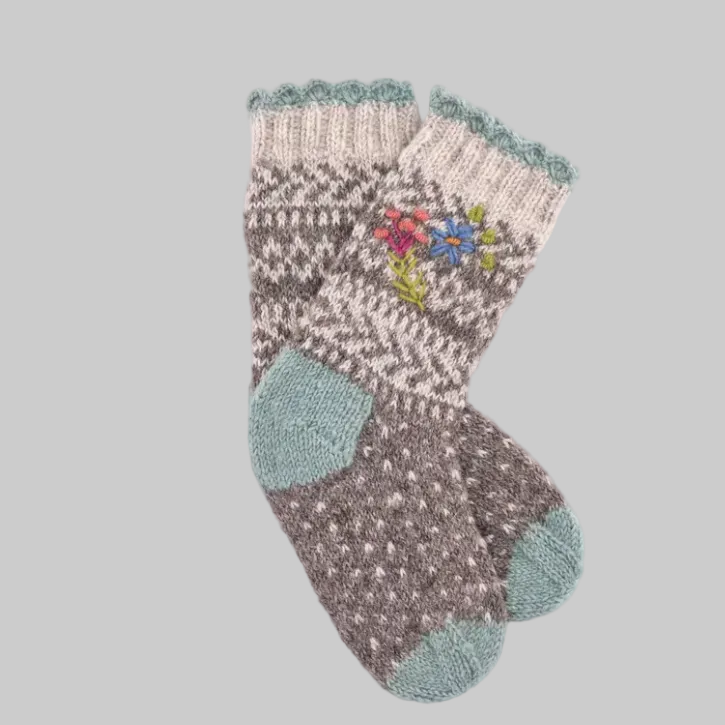 Wool Knit Socks