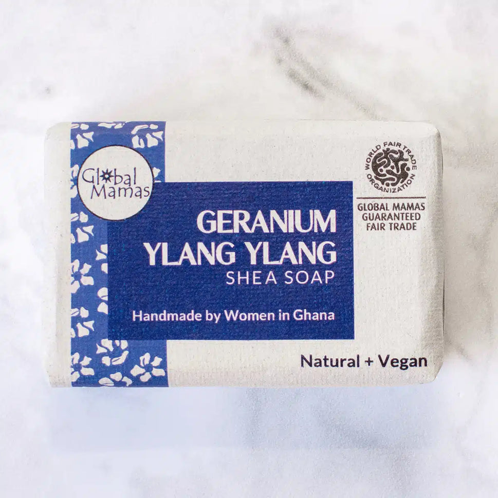 Shea Soap: Geranium Ylang Ylang