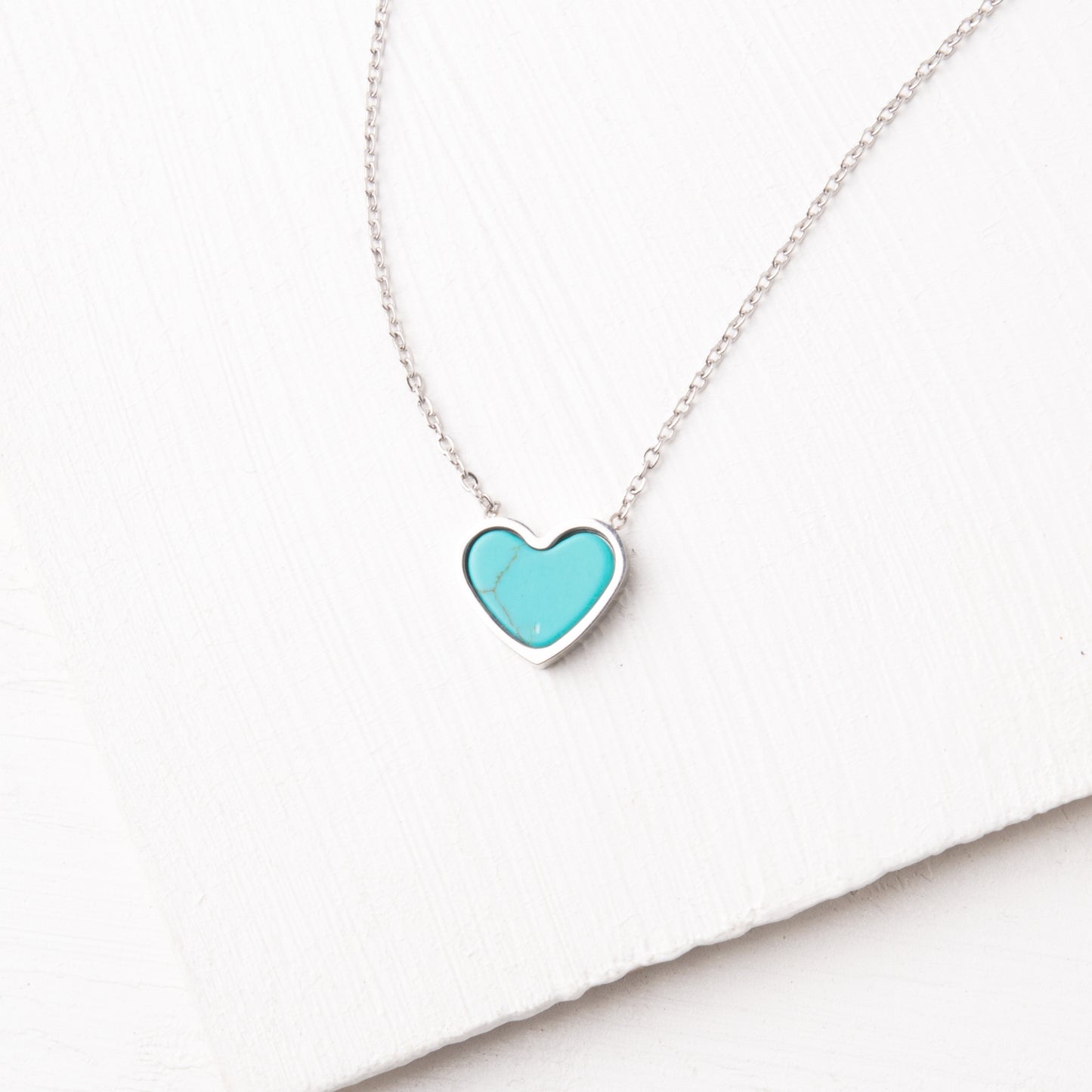 Starfish Project turquoise bay heart necklace