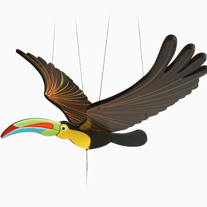 Toucan Flying Bird Mobile