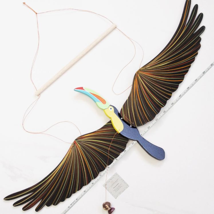 Toucan Flying Bird Mobile