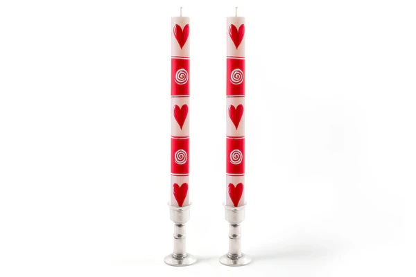 Valentine's Candle - Tapers Set of 2