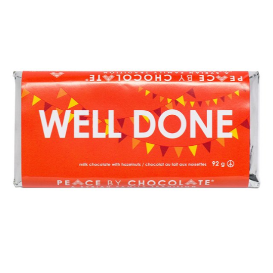 Peace by Chocolate WELL DONE Milk Bar 92g