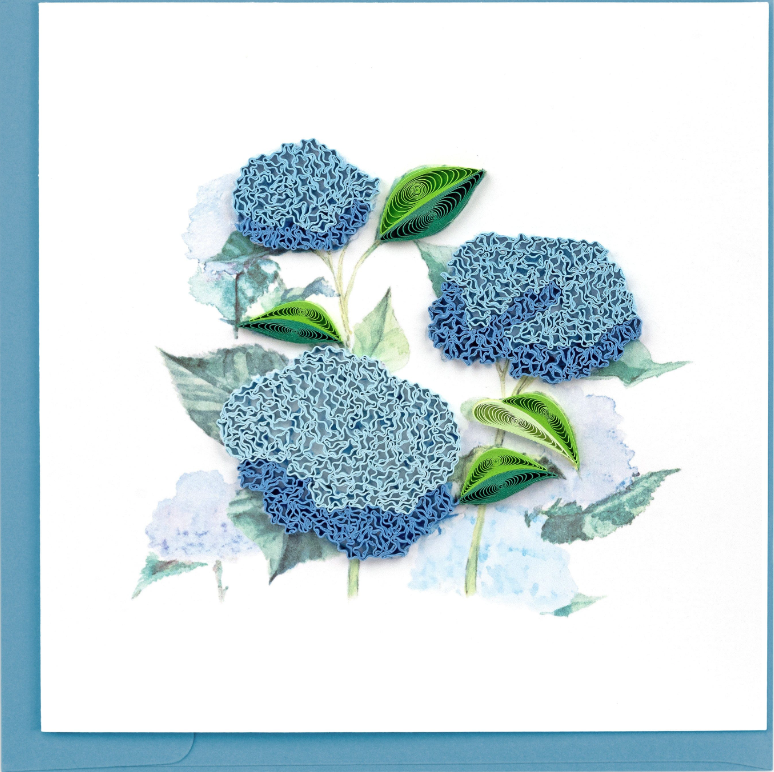 Wild Hydrangeas Greeting Card