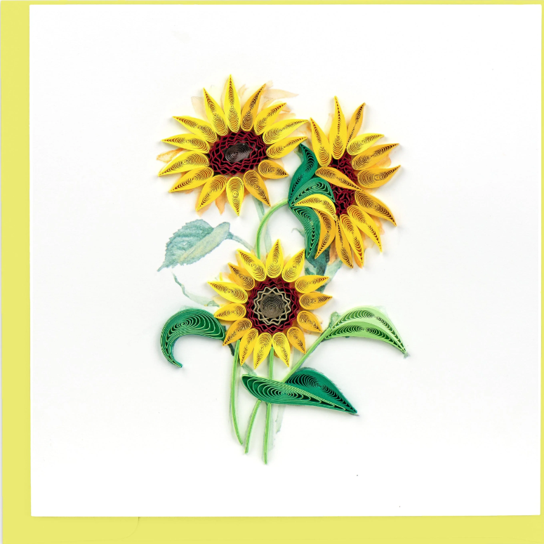 Wild Sunflowers Greeting Card
