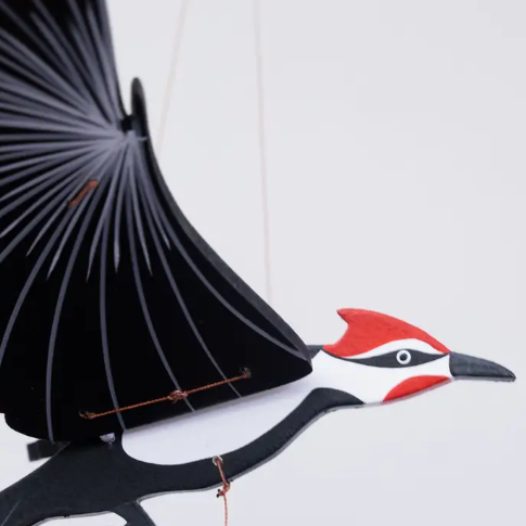 Woodpecker Bird Flying Mobile Head