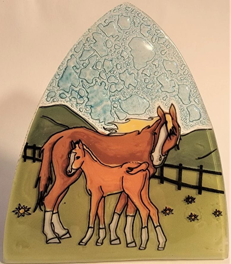 Handcrafted Recycled-Glass Night Light