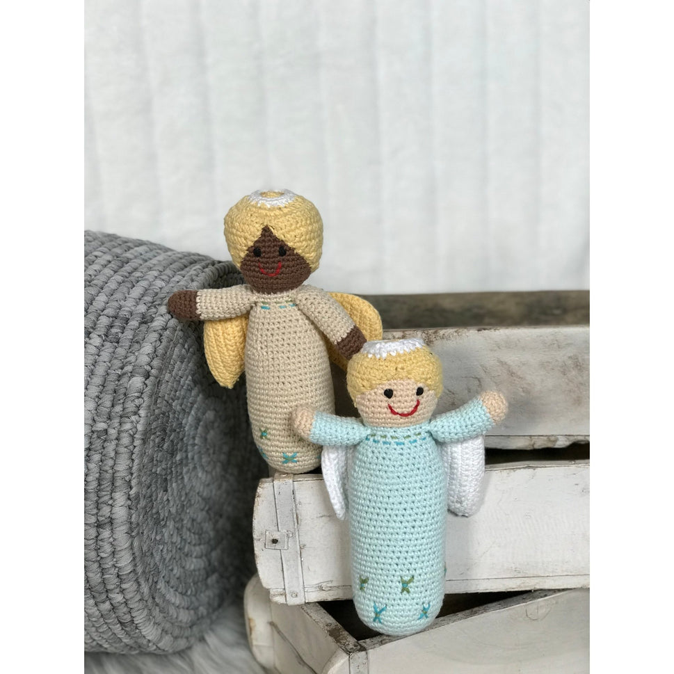 Turquoise Angel Rattle