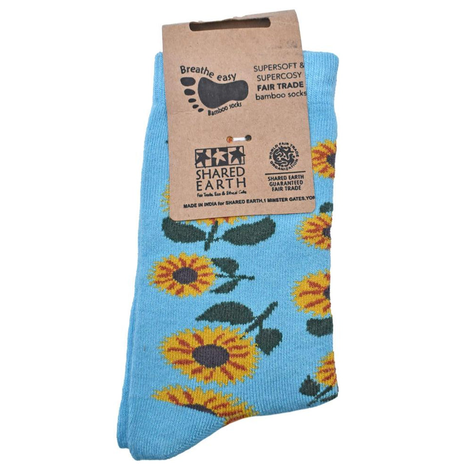 Bamboo Socks Sunflowers