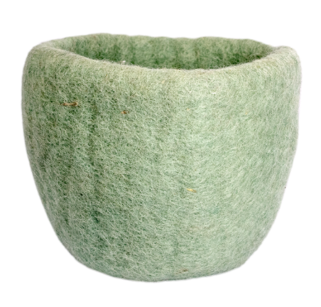Value Felt Planter - Celadon Green