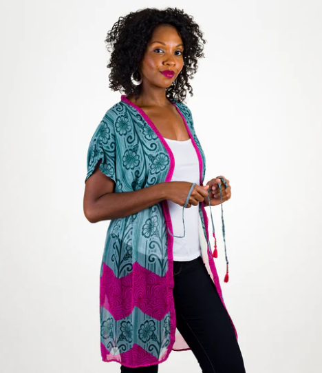 Farha Longline Kimono -Assorted