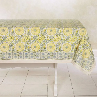 bloom wheat tablecloth