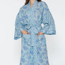 Switch blue-white-sangita-block-print-robe 2 image