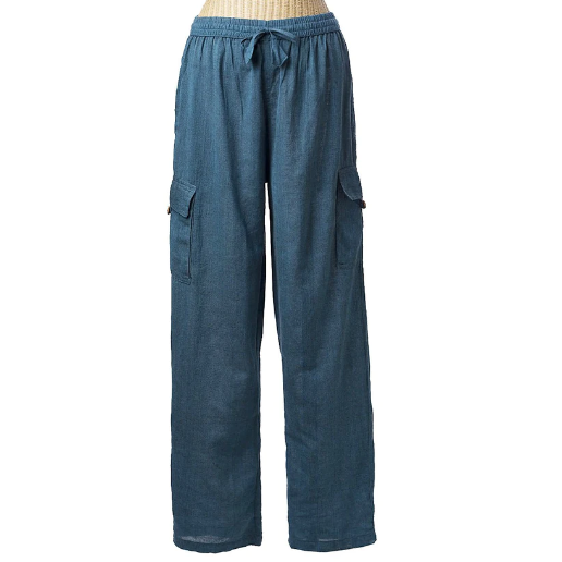 Solid Pants with Drawstring