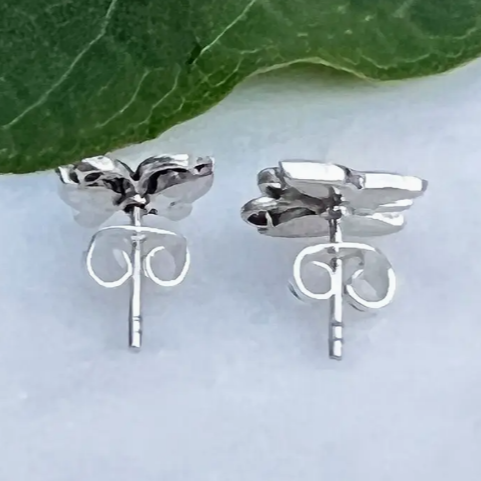 Mother-Of-Pearl Butterfly Studs