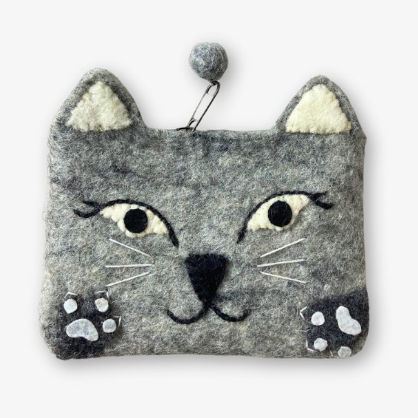 cat purse money wallet