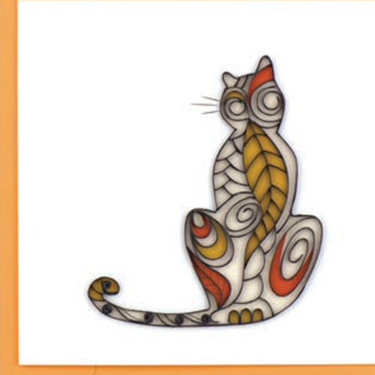Cat Silhouette Card