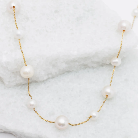 Celeste Convertible Pearl Necklace