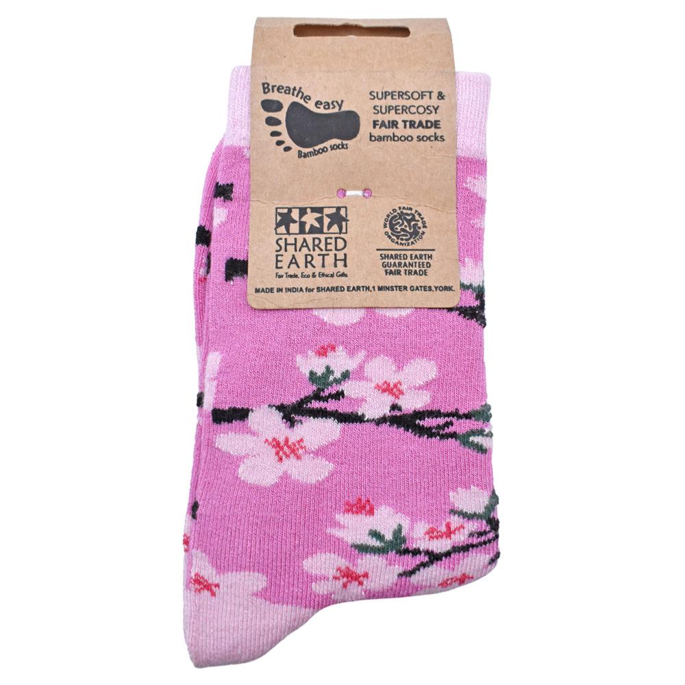 cherry blossom bamboo socks 2