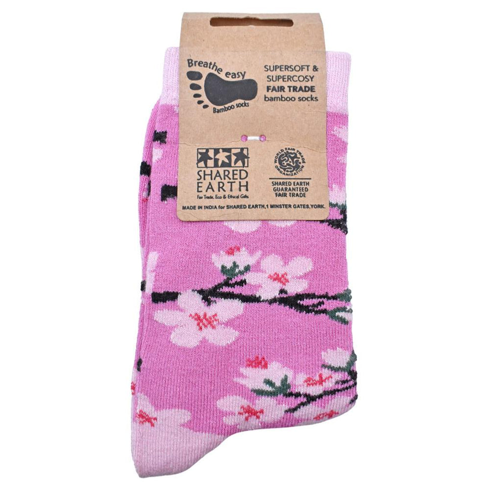 Bamboo Socks Cherry Blossom