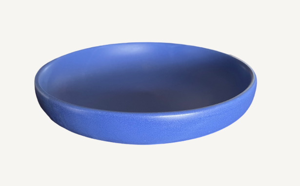 Ceramic Blue Plate 8"