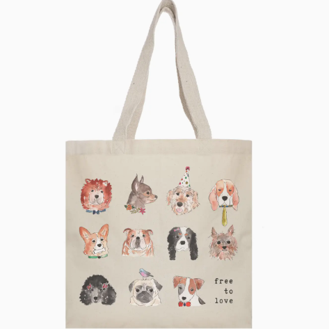 dog lover tote