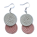 Switch double blush white earring 3 image