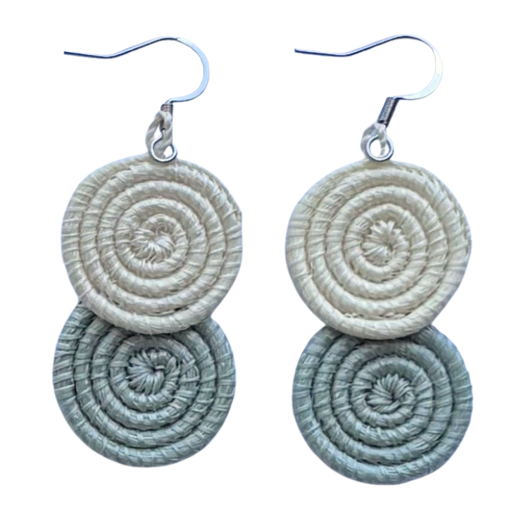 Double Disc Earrings
