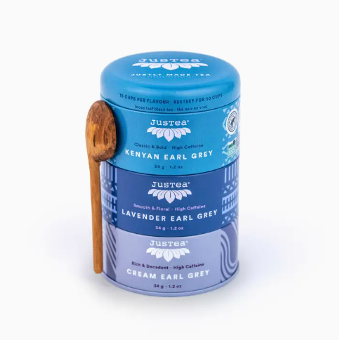 Earl Grey Tea Trio Tin & Spoon