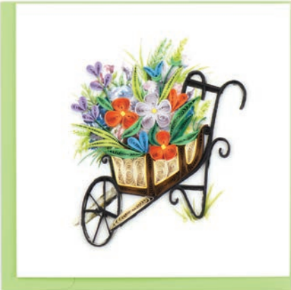 Wheelbarrow Garden Card