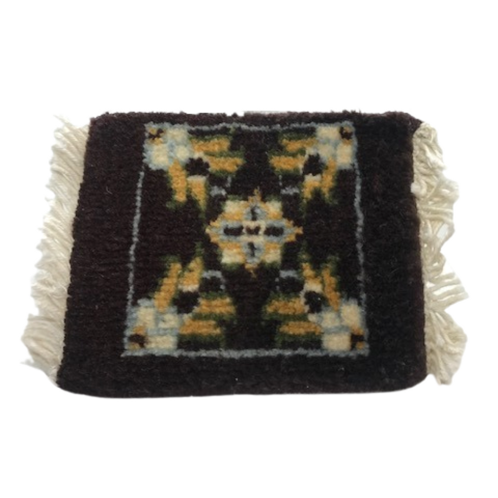 Hand Knotted Rug Coaster