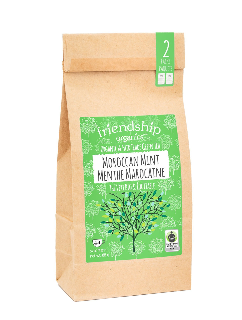 Organic Moroccan Mint Friendship Tea Twinpack