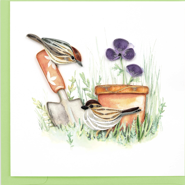 Garden Sparrow Greeting Card