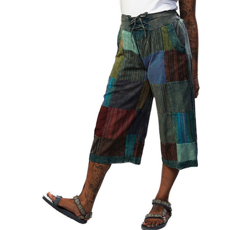 Rastra 3/4 Patchwork Pants
