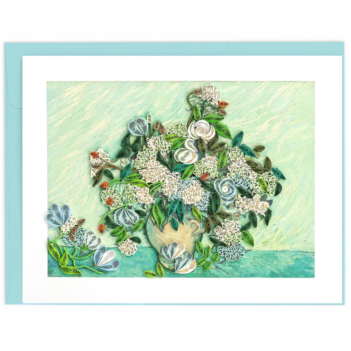 Quilled Artist Series Card – Roses, van Gogh
