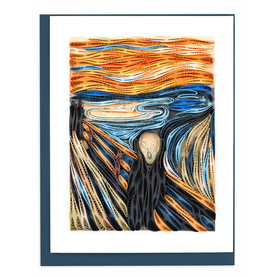 Quilled Artist Series Card - The Scream, Munch