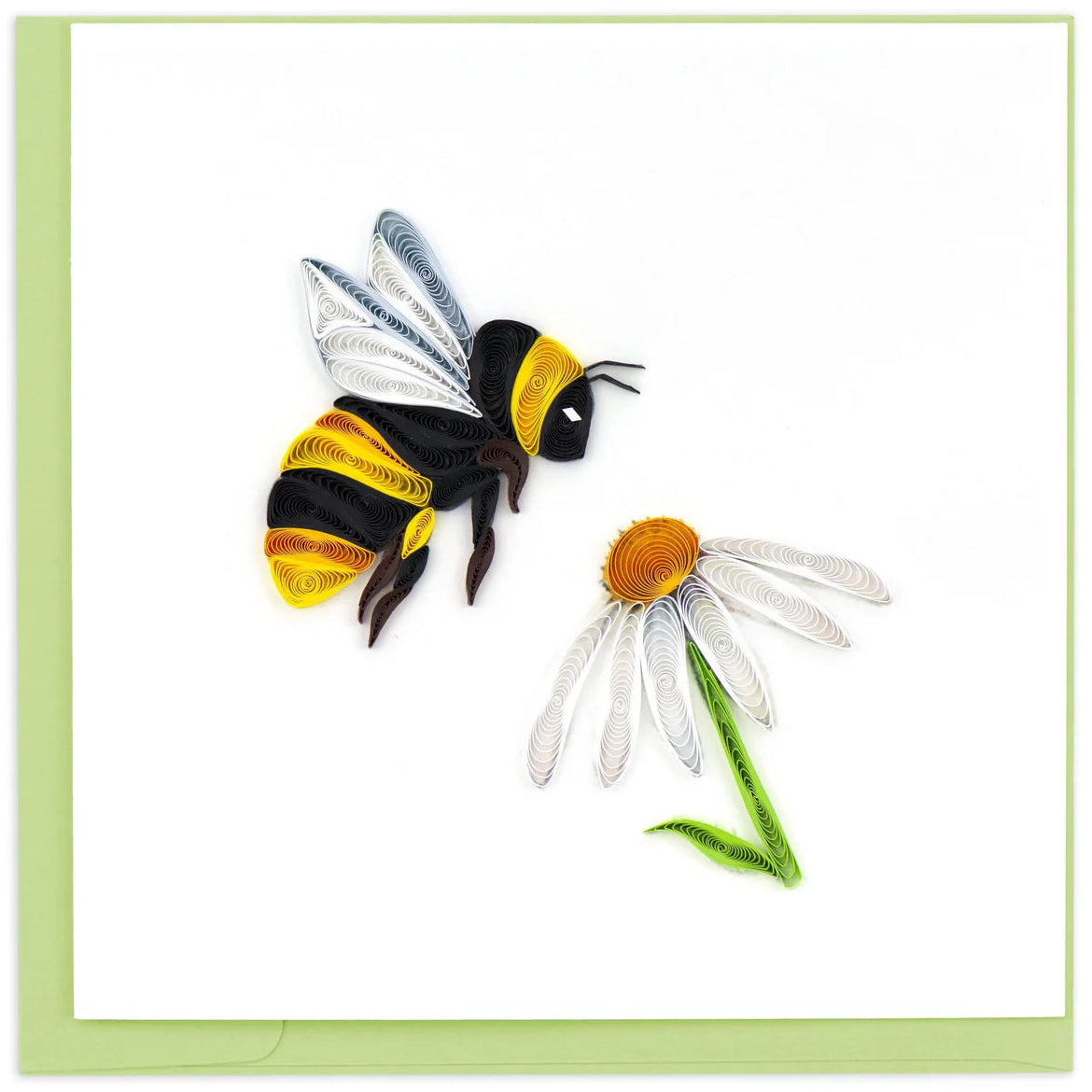 Quilled Bumble Bee Greeting Card