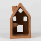 Switch Ceramic house-shaped incense burner on a white background 3 image