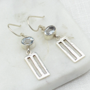 Switch Core Silver Earrings Blue Tourmaline 2 image