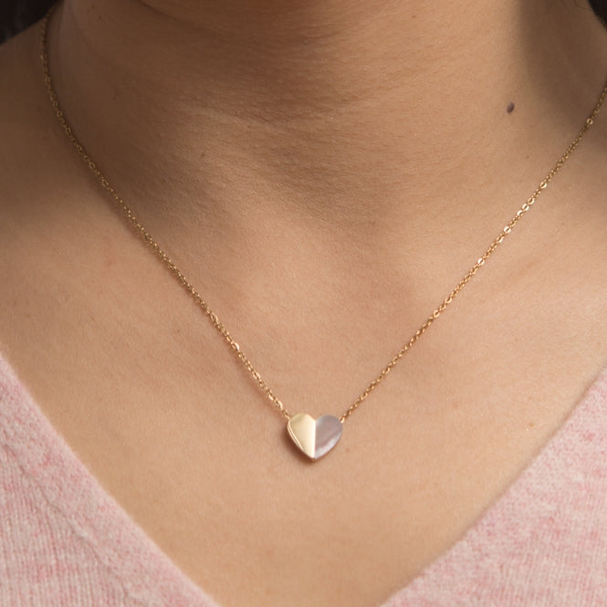 Alexis Gold Heart Necklace