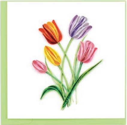 Colorful Tulips Cards