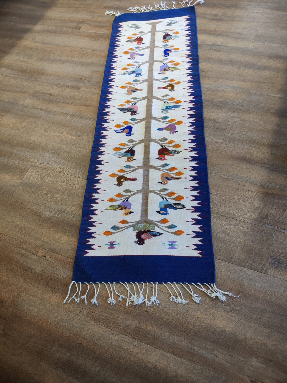 Zapotec Tree Of Life  Wool Rug Runner