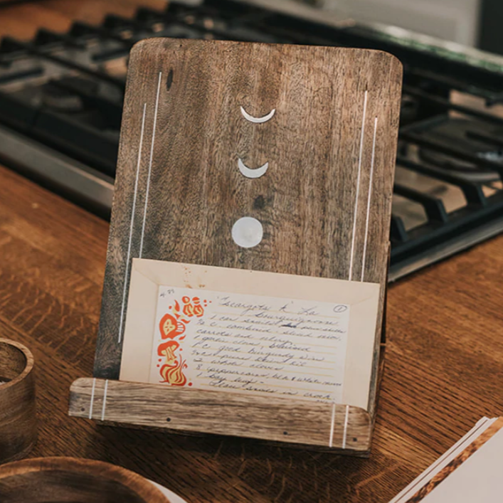 Hand-carved Tablet and Book Stand - Indukala Inlay