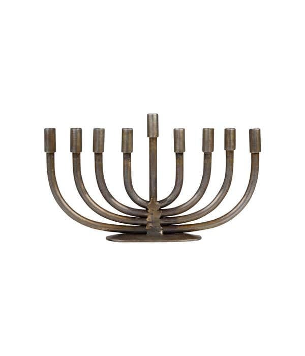 Wrought Iron Menorah