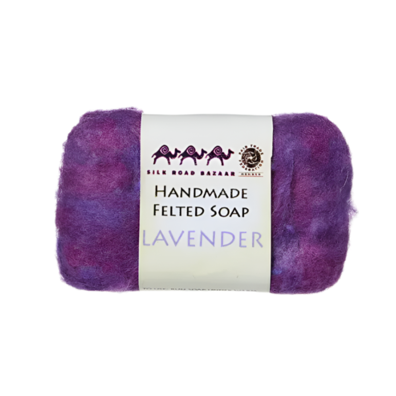 Lavender Felted Exfoliating Soap