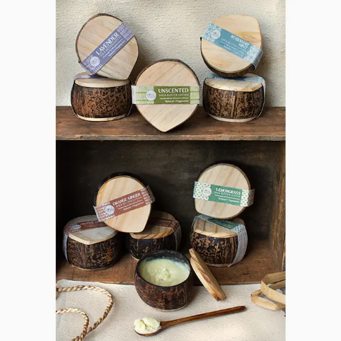 Coconut Shell Shea Butter  - Lemongrass